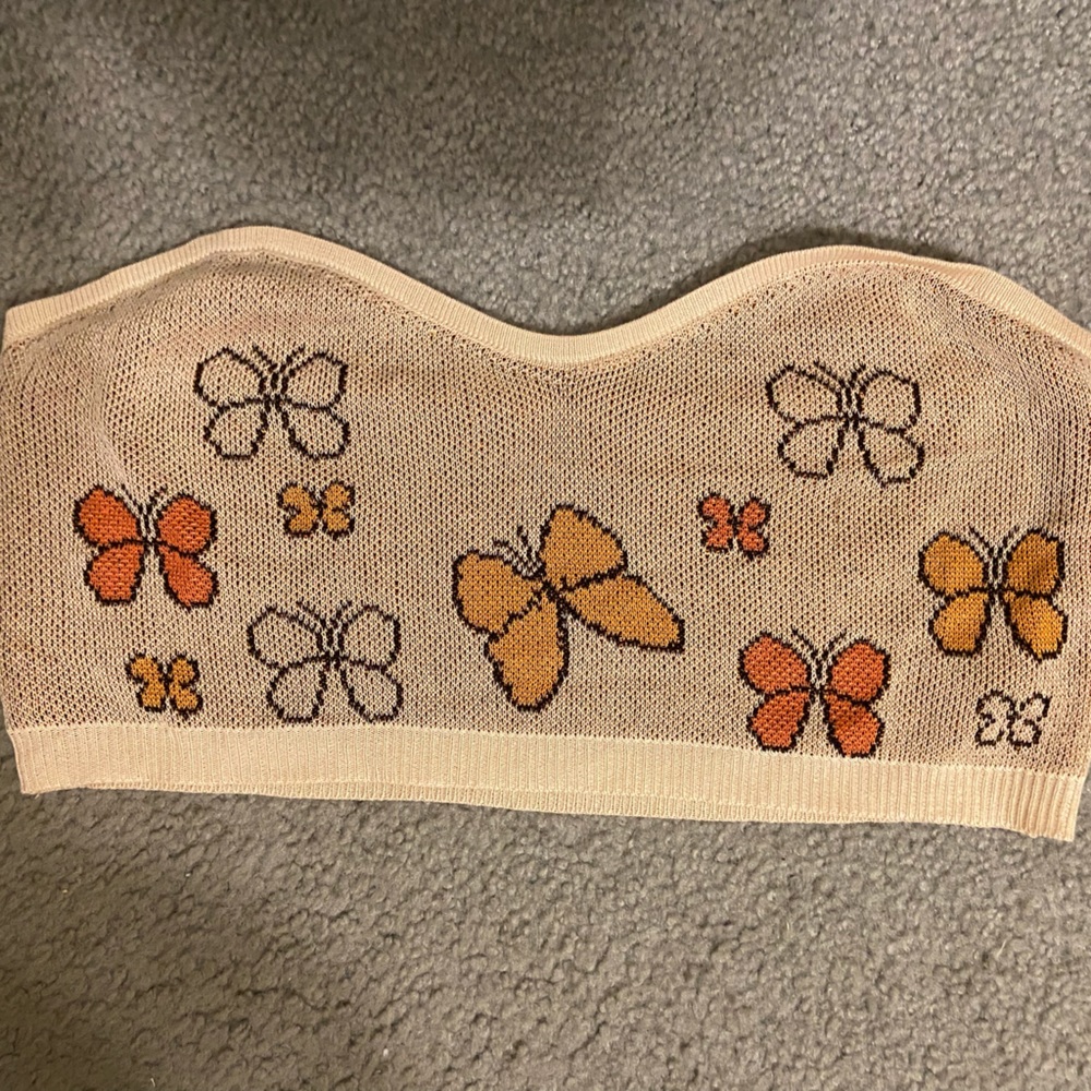 strapless bralette top!